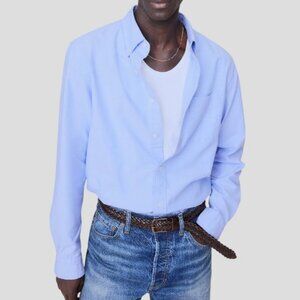 Banana Republic classic fit button down shirt light blue men's size 15.5